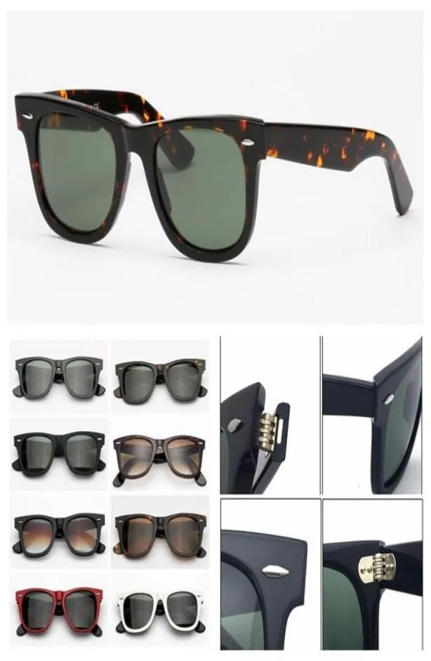 Solglasögon Toppkvalitet Luxury 2140 Square Men Kvinnor Acetatram med riktiga glaslinser Solglasögon för Male Gafas de Sol Mujer8571811