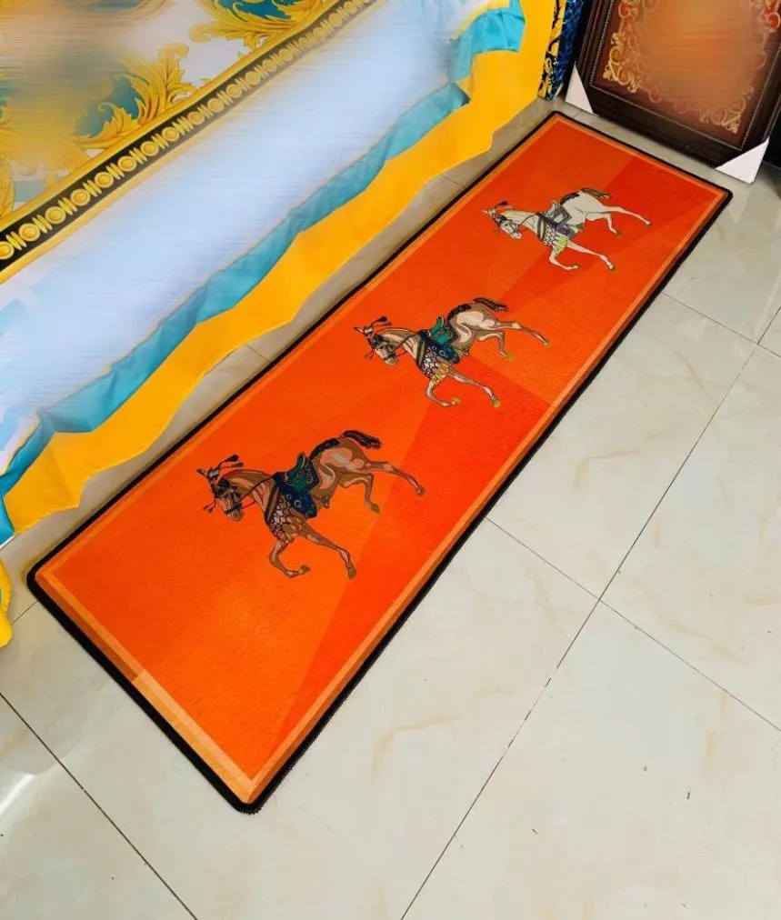 Роскошные дизайнерские ковры с печатью коврики на пол, классический многоузовый размер 60200 см для домашних ресторанов Кофейня и Новый год Dec617560