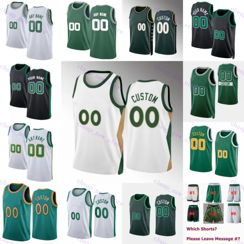 City Basketball Jersey Jayson Tatum Kristaps Porzingis Jaylen 7 Brown Jrue Holiday Derrick White Al Horford Payton Pritchard City Jersey Green edition Men