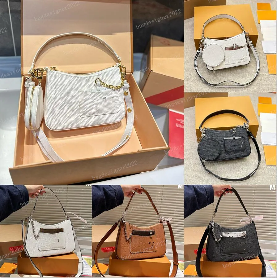 Designer Luxus Marellini Handtasche Mode Handtasche Top -Qualität Leder Handtasche Casual Crossbody Tasche Geldbeutel Brieftasche