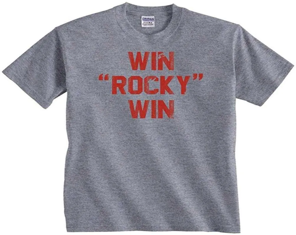 Guys Tees 100 Cotton Tshirts Men039s Tops Win Rocky T Shirt Fashion Summer Male Sweatshirts 2106292707217