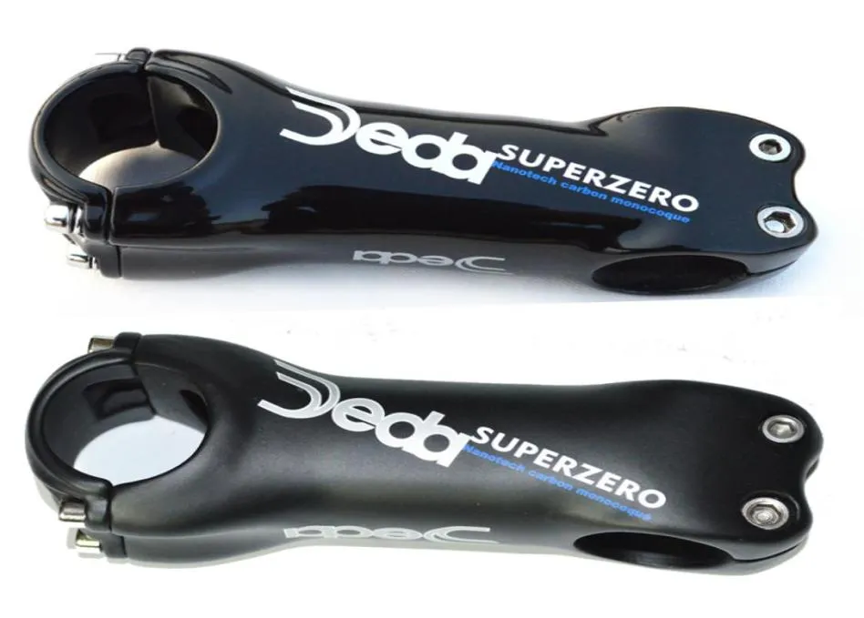 Deda Road Bicycle Stem Fibra de carbono completa MTB Ciclismo Peças do guidão Hule Remão 318mm ângulo 17 de 6 graus 70 80 90 100 110 128678959