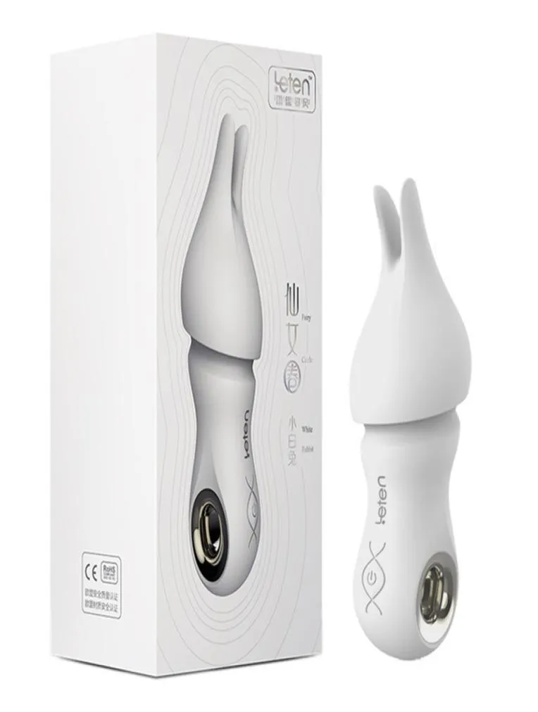 Leten Rabbit Mini Bullet Vibrator 10 Speed ​​Clitoris Stimulator Nipple Clit Massage vibrerande Jump Egg Erotic Sex Toys For Woman Q13522937