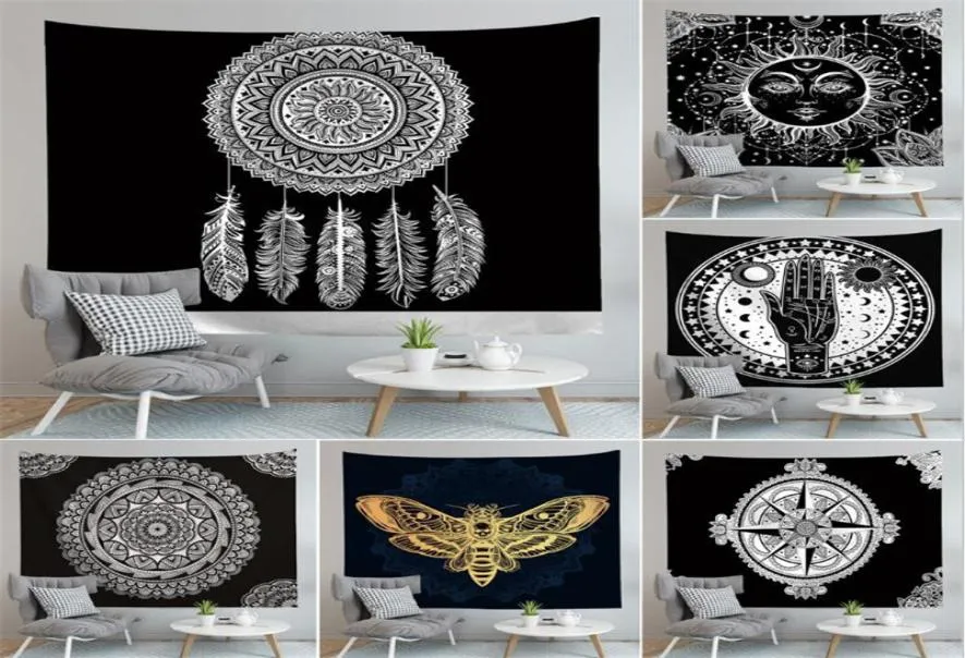 Mandala Tapestry Wall Hanging Flower Digital Stampato BOHEMIA BEMIA PROVE DA SCHED TACCHIO MAPPORE YOGA BREVETT6290607