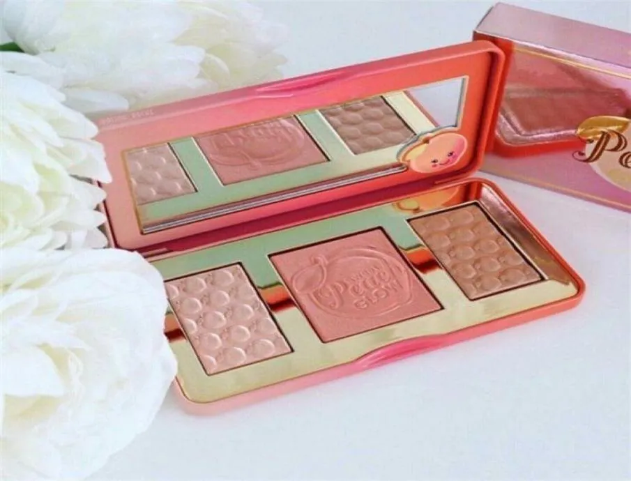 الوافدين الجدد الساخن 3 توهج ملون تشمل Highlighters مكياج ظلال العيون Blush Palette مقاومة للماء طويلة 13306368