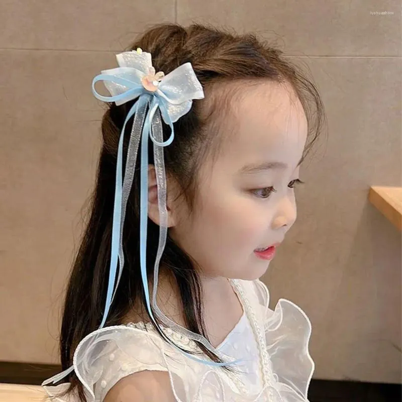Accessori per capelli adorabili adorabili fari fata con fiume nastro nappe per bambini accessori in stile cinese clip copia ragazza