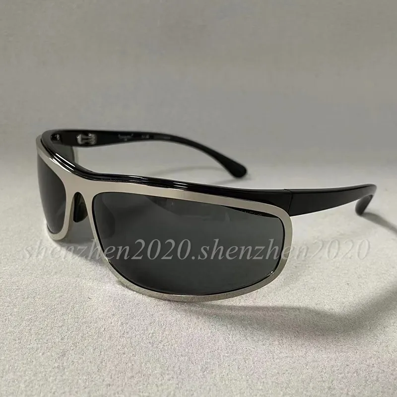 Top-Seller Mode Diamond Brand Logo gebogene Sonnenbrille für Frauen oder Männer Sonnenbrille