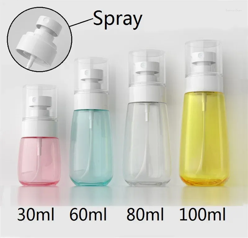 Lagringsflaskor 200 st/parti upg dim spray flaska husdjur sprayer påfyllningsbar reseparfym vatten 30 ml60 ml 80 ml 100 ml