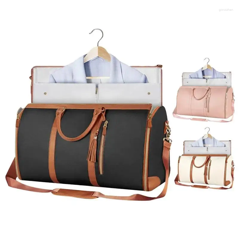 Aufbewahrungsbeutel Kleidungsstück für Reisen faltbare Sport -Duffle -Tasche mit Schuhbeutel Gymnasten TOSCASE Anzug Business PU