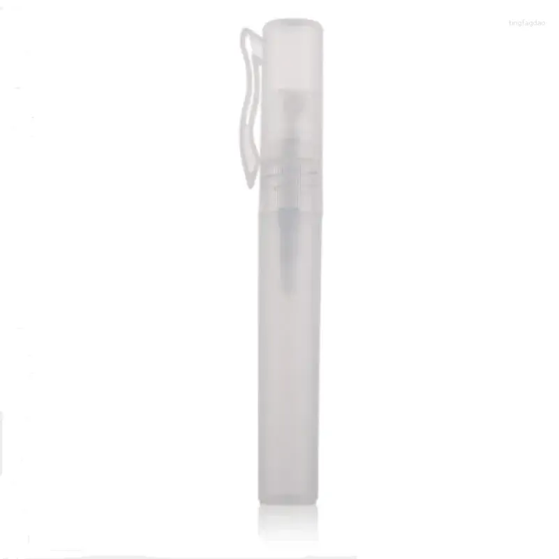 Speicherflaschen Großhandel 8ml Kleine klare Plastik -Parfüm -Stift nachfüllbar Sprühspray leere kosmetische Probenbehälter