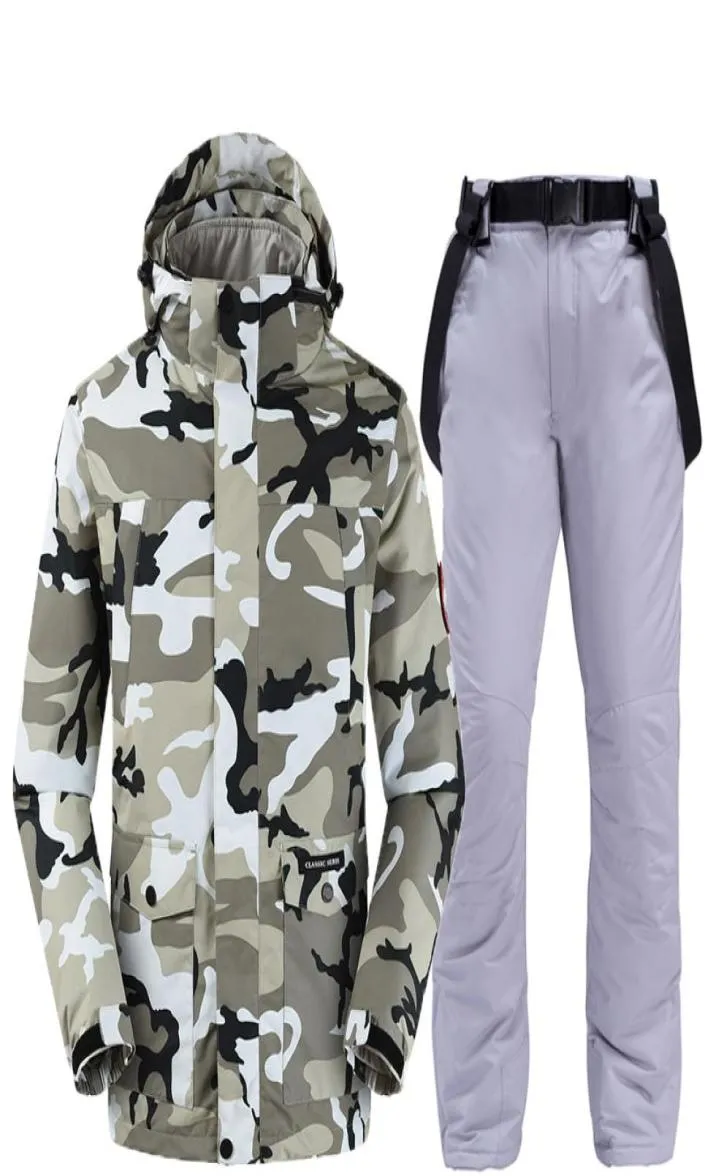 NEUE MODE CAMOBLUNG MEN SNOW -Snowboardenkleidung Winter Outdoor Sports tragen wasserdichte Skijacken Schneeburkenhosen2134492