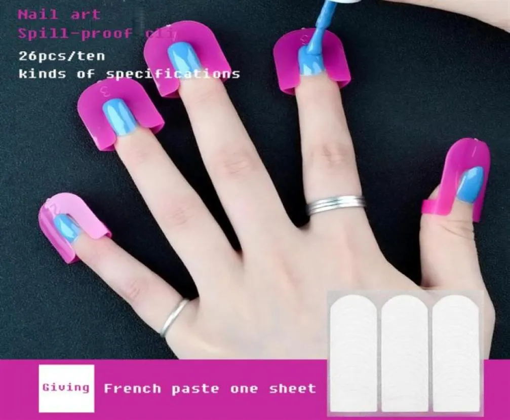 Set di penne per clipping a clipping a prova di nail art set francese stampato riutilizzabile un modello con 10 dimensioni e 26 pezzi verranno inviati con PAS1384273 francese