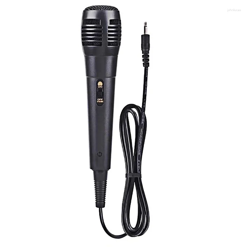 Mikrofonlar 1pc Profesyonel Kablolu Dinamik Mikrofon Vokal Mikrofonu XLR ile Karaoke Kayıt için 6.35mm /3.5mm Kablo