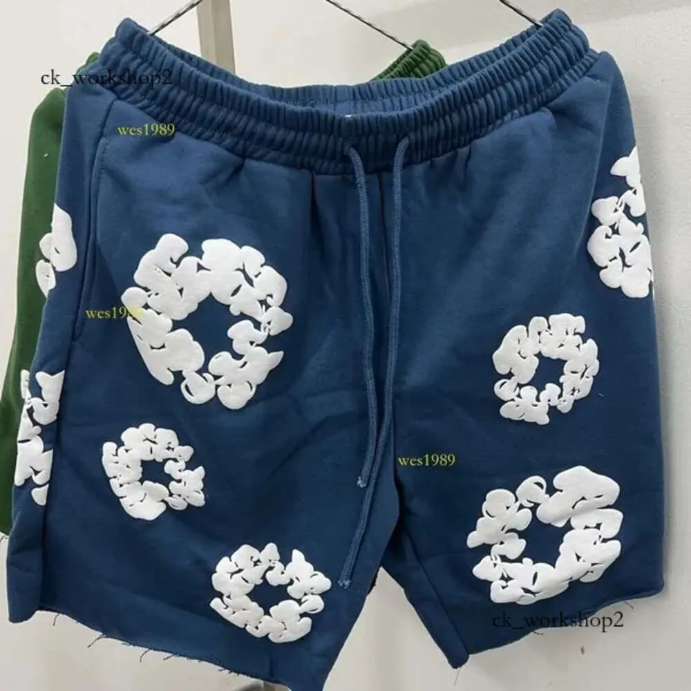 Demin Tear Shorts 24SS Big Size Designer Top Quality Puff Cotton Men Femmes Pant court-circuit Fashion Streetwear Pantal