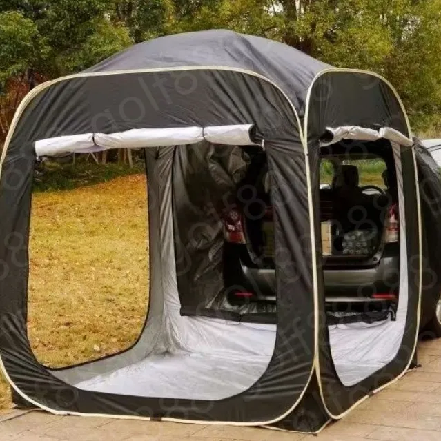 buitentunneltenten voor schaduw buitenverlenging SUV off-road auto-verbinding Tailgate Tent Tent Outdoor Camping Trunk Cover Universal Simple