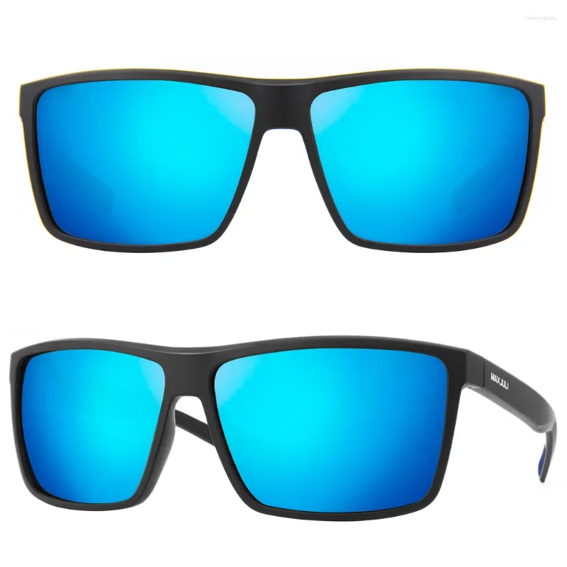 Solglasögon polariserade stort för män kvinnor med huvuden UV 400 skydd 8125