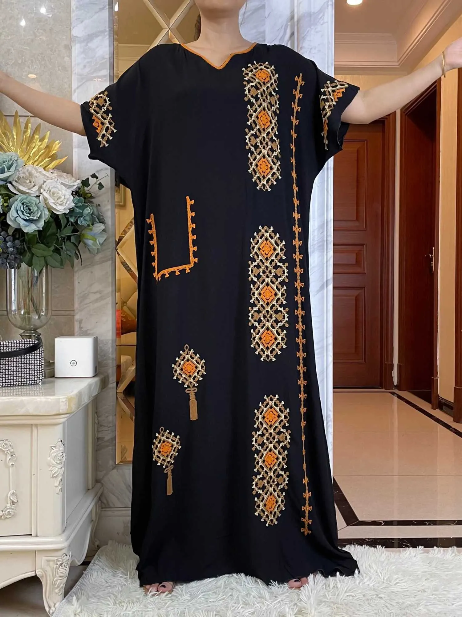 chinese dress ladies The Royal Amethyst Brocade Boubou dress – Oriirewa