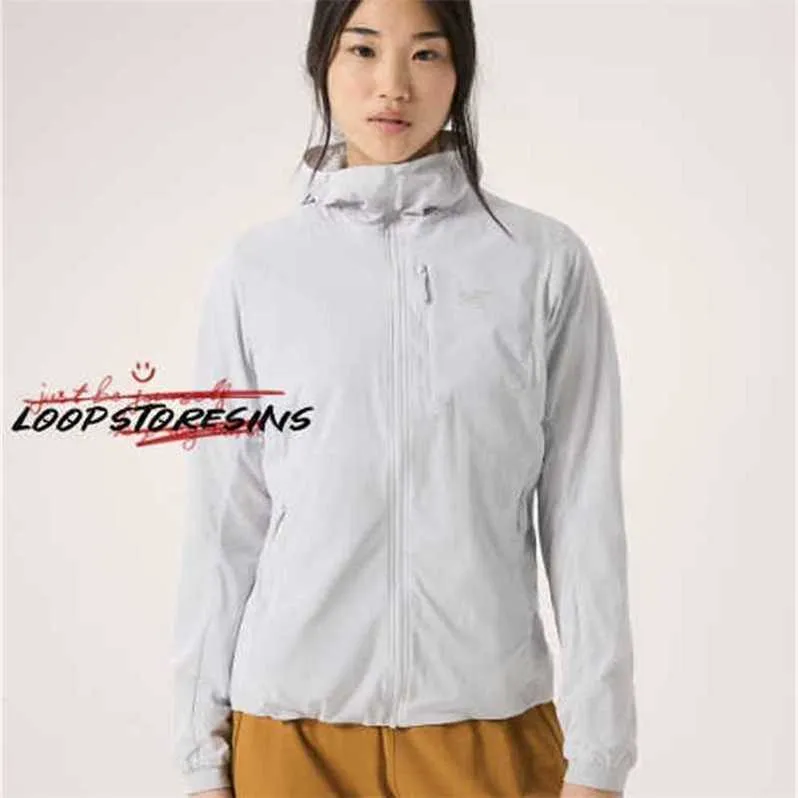 Vestes en coquille étanche Femme Proton Hoody à sweat à sweat à sweat à vent de vent doux