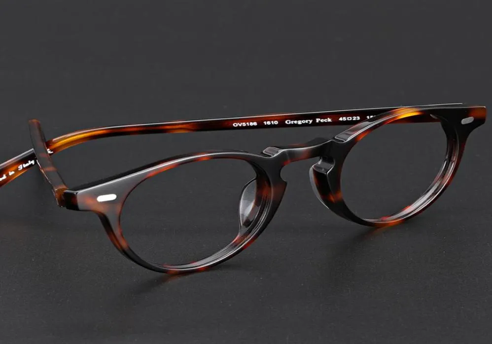 OV5186 Retro Yuvarlak Gözlükler MEN039S Ultra Hafif Miyopi Şeffaf Gözlükler Çerçeve Kadın039s Okuma Gözlükleri Donanlanabilir WI6375599