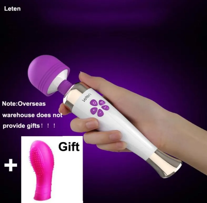 LETEN 10 MODE 7 VELOCIDADES VIBRADORES PARA MULHERES G Spot Rabbit Vibrator Sex Toys for Woman Magic Wand Clitoris Toys Adult Toys Y182061993