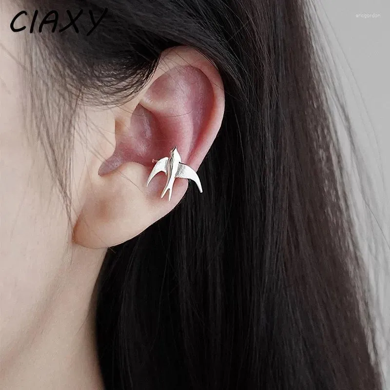 Boucles d'oreilles Backs est arrivée à avaler un clip d'oiseau pour les filles mignon animal chinois style national oreille d'oreille ladie de la mode bijoux de bijoux