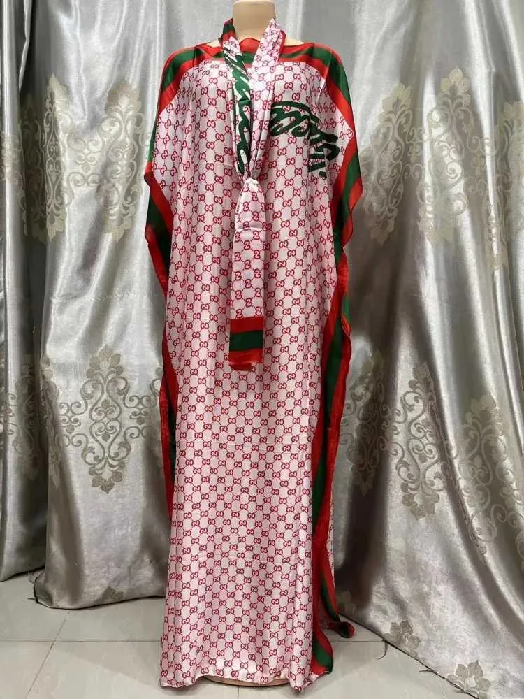 Recursos e especificações de roupas étnicas abayas + escalas na cabeça de 1 polegada (in) = 2,54 centímetros (cm) impressos de seda floral abayas lenço de cabeça busto t240510