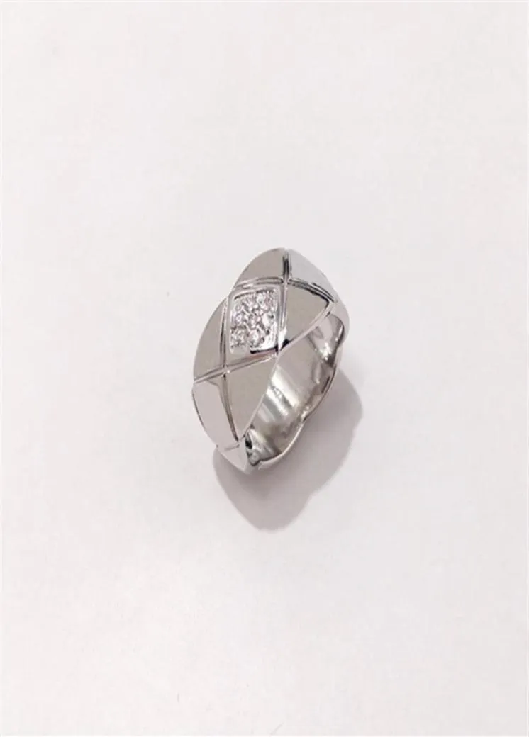 Saf 925 STERLING Gümüş Çift Tasarımcı Halkası Kadınlar Erkek Mücevher Crush Halkalar Düğün Moda Pastil Geometri7765625