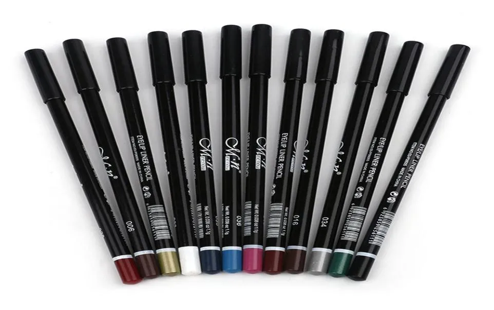 12 couleurs Eyeliner étanche crayon longlasting eye liner crayons de maquillage cosmétiques pour les yeux de maquillage outils de beauté 6085078