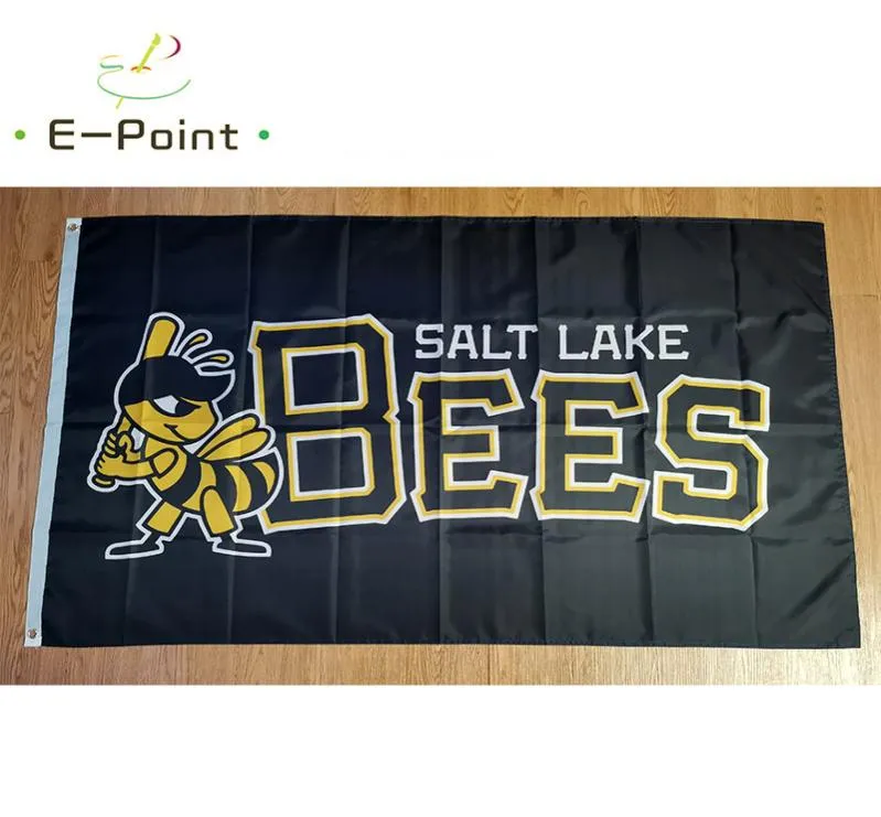 Milb Salt Lake Bienen Flagge 35ft 90 cm150 cm Polyester Banner -Dekoration Fliege Hausgarten Festliche Geschenke1564408