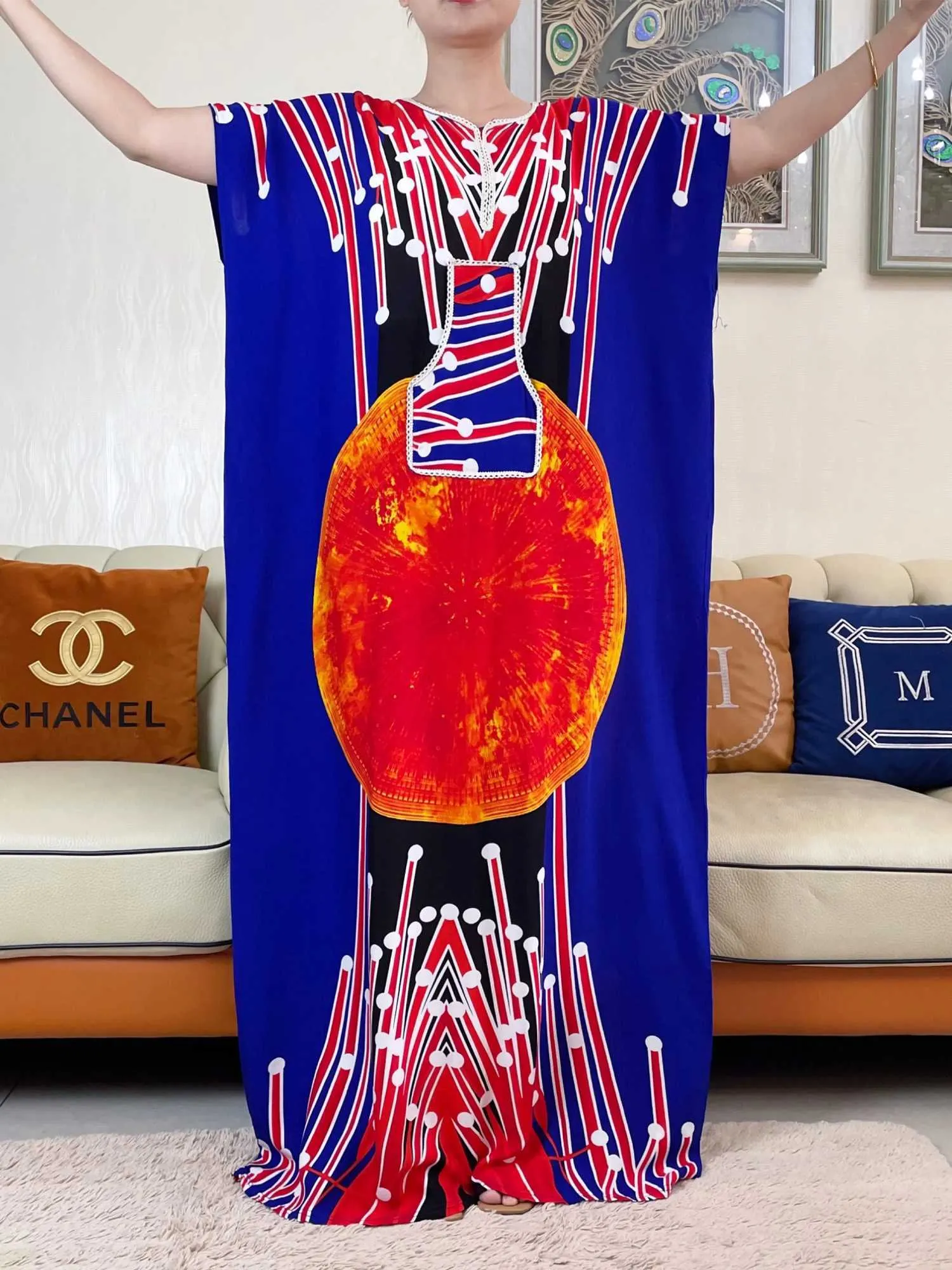 Ethnic Clothing Summer African Short Sleeve 100% Cotton Floral Pocket Maxi Dress with Large Scarf from Dhgate Ethnic Clothing - price 11.09 Ethnic Clothing Summer African Short Sleeve 100% Cotton Floral Pocket Maxi Dress with Large Scarf from Dhgate Ethnic Clothing - price 11.09