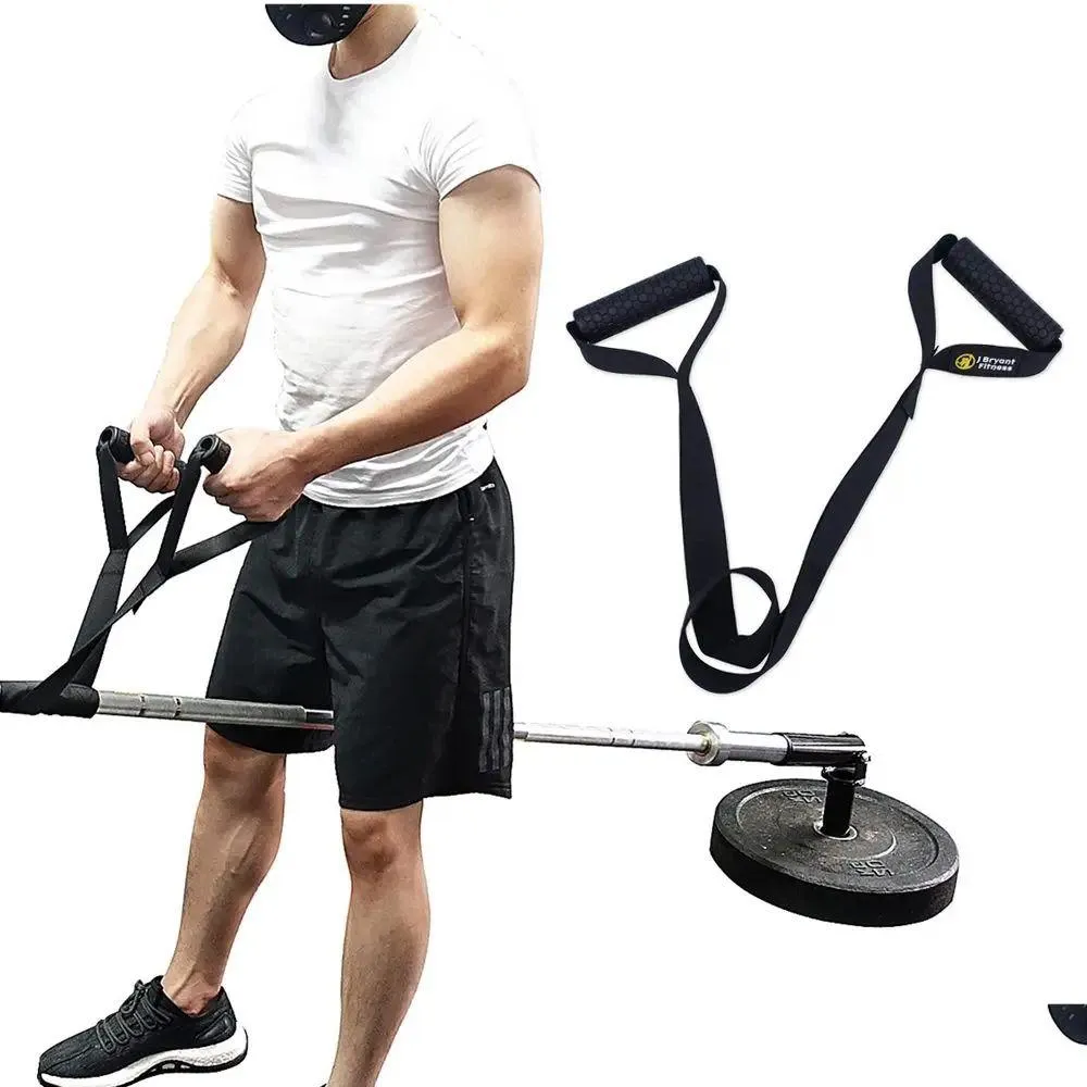 Diğer elektrikli aletler Zaaghines Egzersiz Tutucu Ev Gym Heavy High Duty Barbell T Bar Row Blaster Maddeleri Çekirdek Güç Antrenmanı De Dhczu