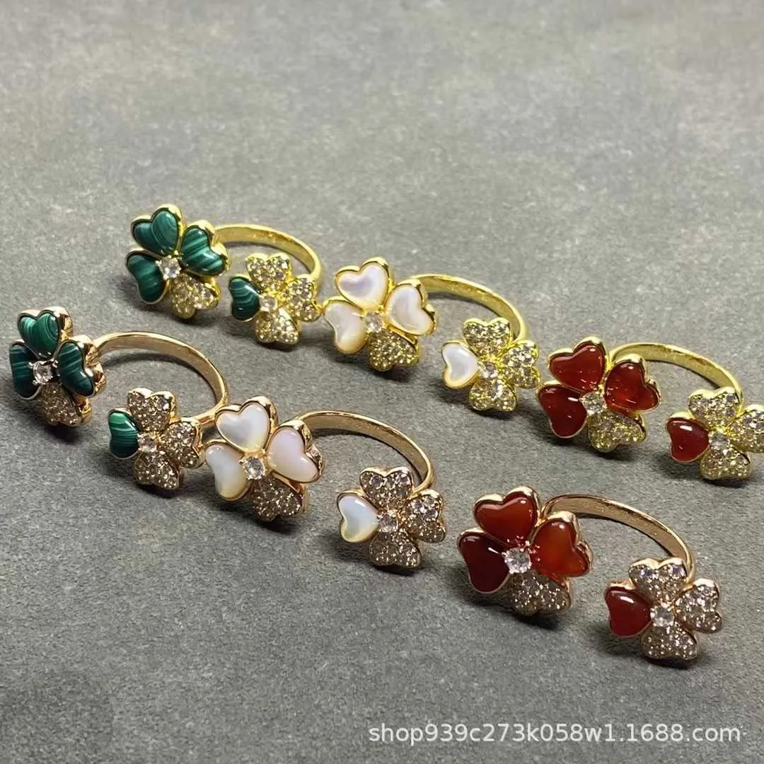 Famosi anelli di designer per amanti che vendono hot New Heart Ring Womens Fashion Light Luxury Rings con comune Vanley