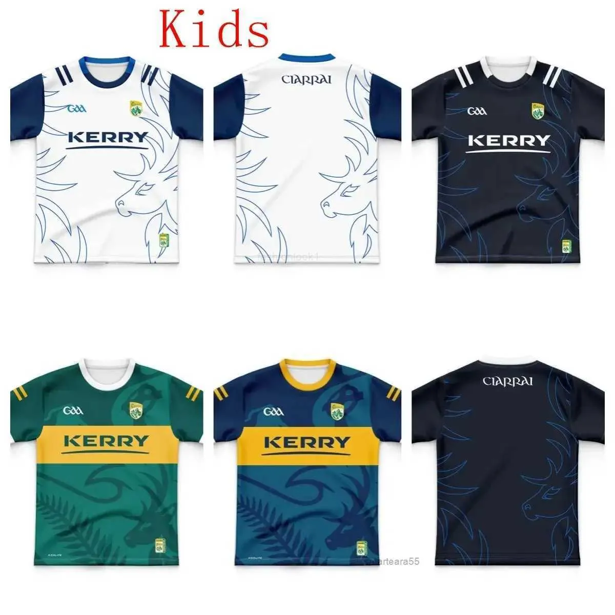 Kids 2022/2023 Kerry GAA 3 Stripe Movileser Jersey