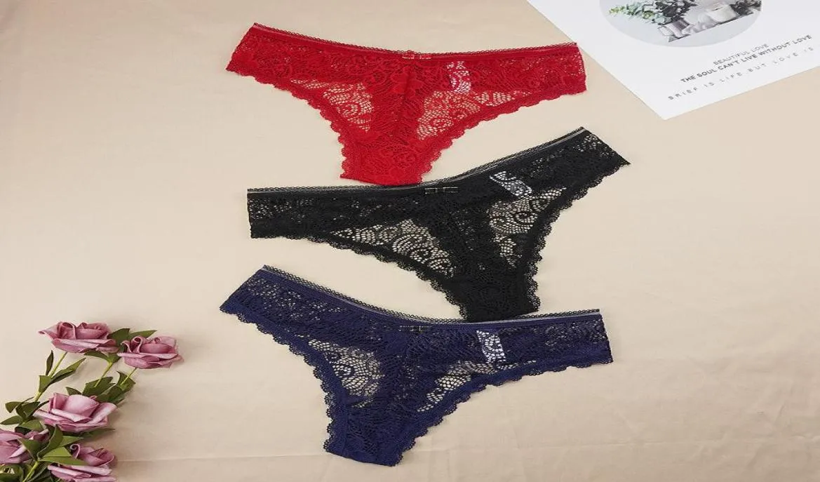 Femmes039S PAUTES 6PCSLOTES SEXY FEMMES FEMMES DE LACE SECHEUR TANGAS CROPARETS FILLES CROVES GSTRING LOWRISE Sous-vêtements érotiques W8849388