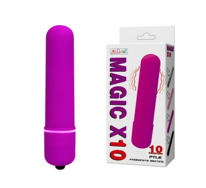 Baile Sex Toys for Women BI014192 10 Speed ​​Waterproof Bullet Vibrator Gspot Clitteris Silikon Vibe Adlut Produkty Sex Produkty Q42011702865