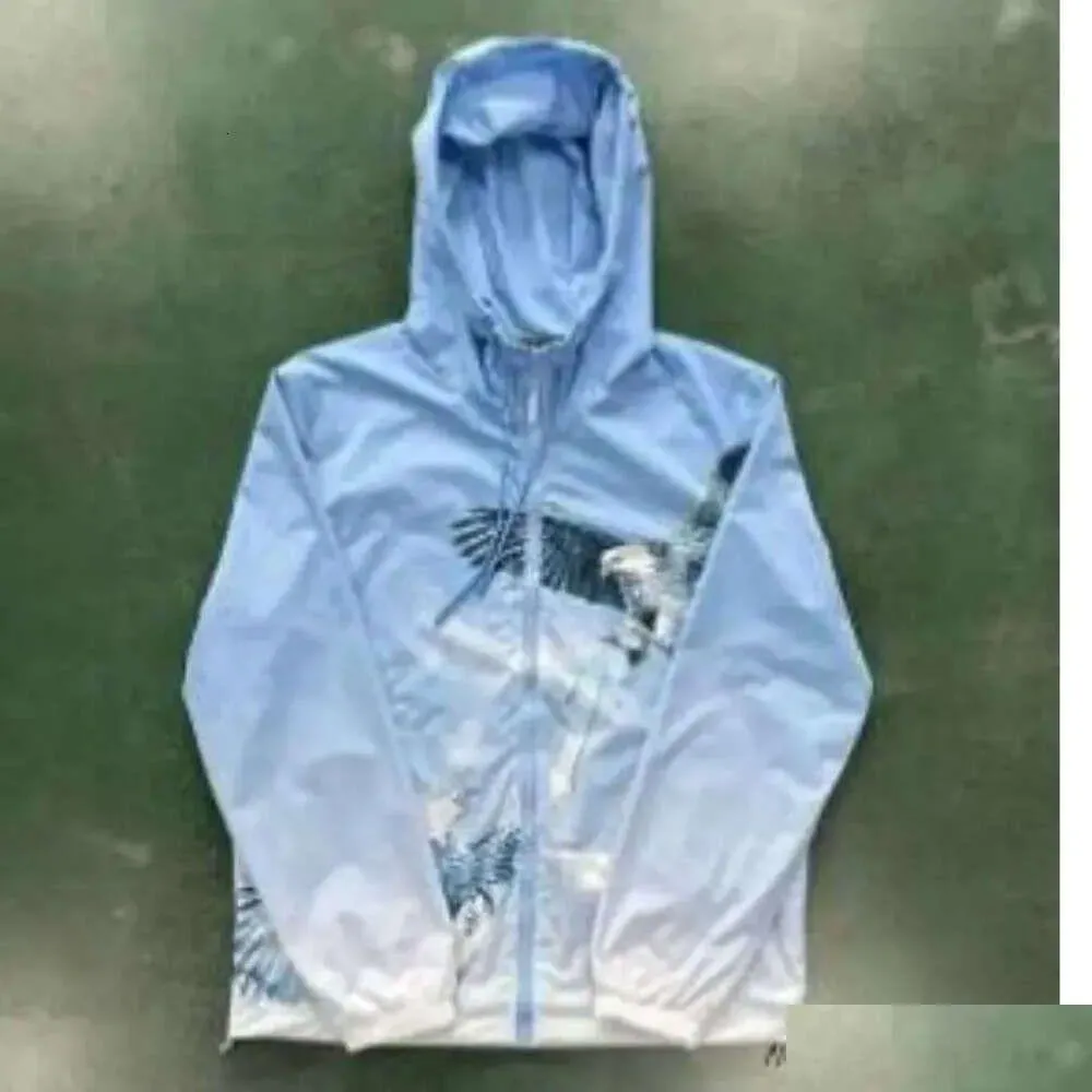 Herrenjacken S Herbst Windbreaker Trapstar Marke Stickerei Männer Frauen lässig Outdoor -Mantel mit Kapuze wasserdichtes Reißverschluss Drop -Lieferung Ansicht DHVBA