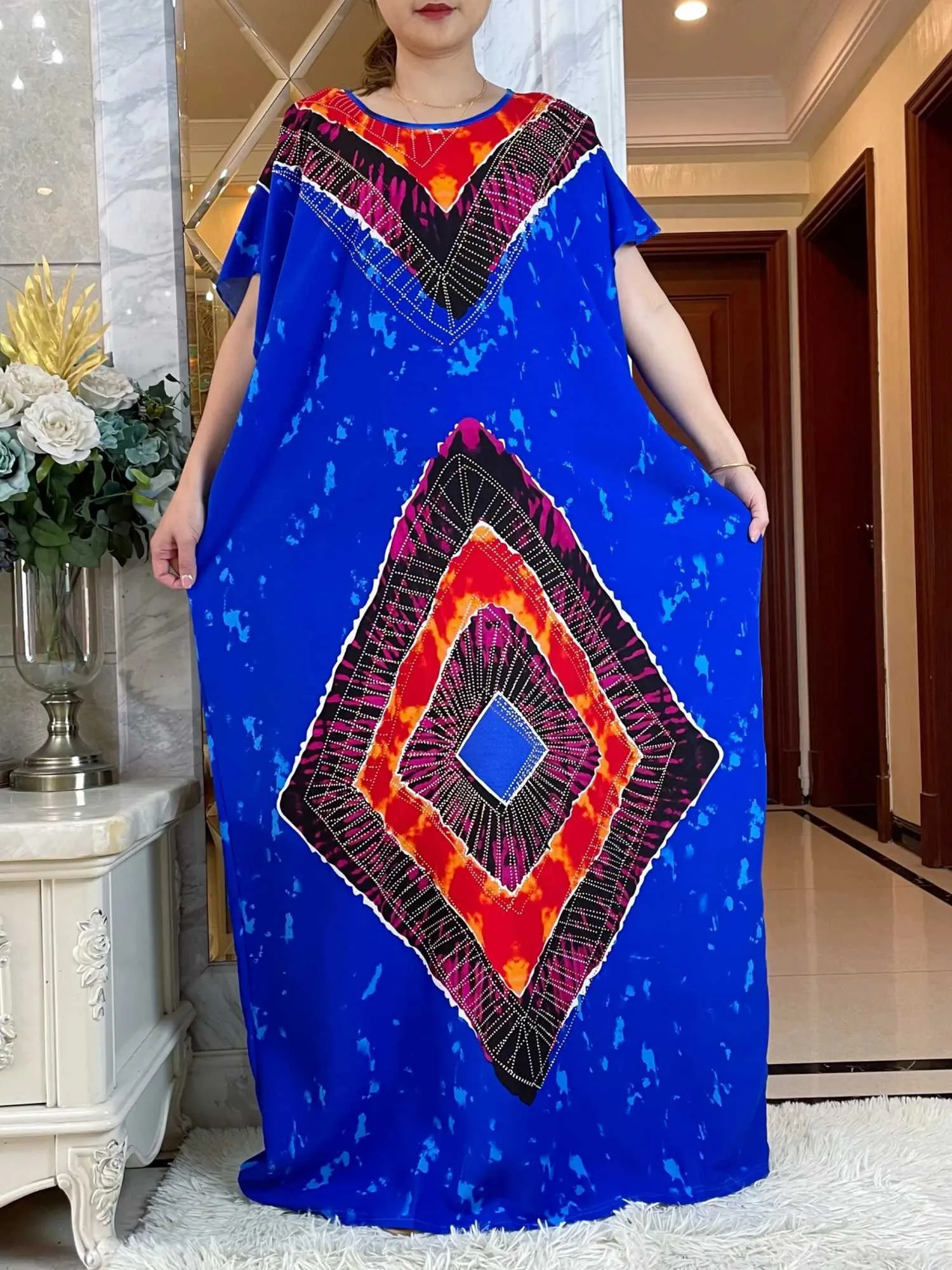 Ethnic Cotton Broadcloth Dress With Embroidery Large Hem Short Sleeve  Casual Spring Summer from Dhgate Ethnic Clothing - price 13.54