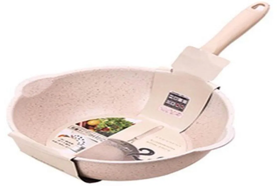 Zagęszczona dna kamienna patelnia wielofunkcyjna Nonstick Pani Deep Nougat Pot Big Mouth Wok Pan 28CM9054445