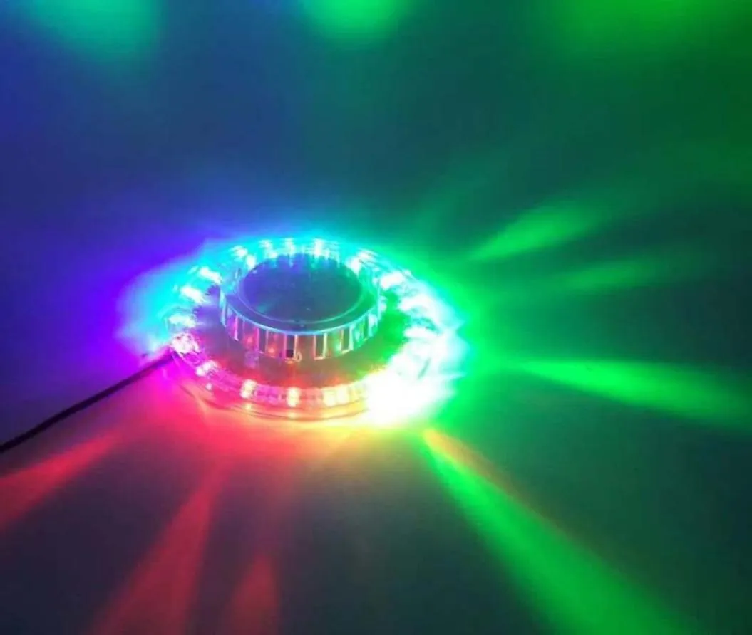 48Patterns RGB LEDディスコライト5V USB Recharge RGBレーザー投影ランプステージ照明ショーKTV DJ Dance Floor63641889254