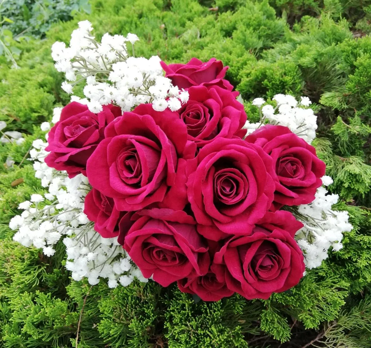 Lin Man New 8cm Artificial Flowers Flannel Roses Clannel Head Coremercoration Wedding Rose Букет 10pcs3359091