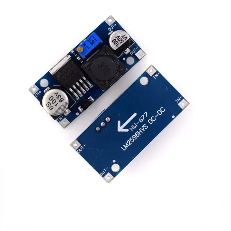 LM2596HVS LM2596 HV LM2596HV DC-DC Einstellbarer Stromversorgungsversorgung PCBA-Modul Schritt-Down-Buck-Konverter 4.5-50 V bis 3-35 V Urrentbegrenzung