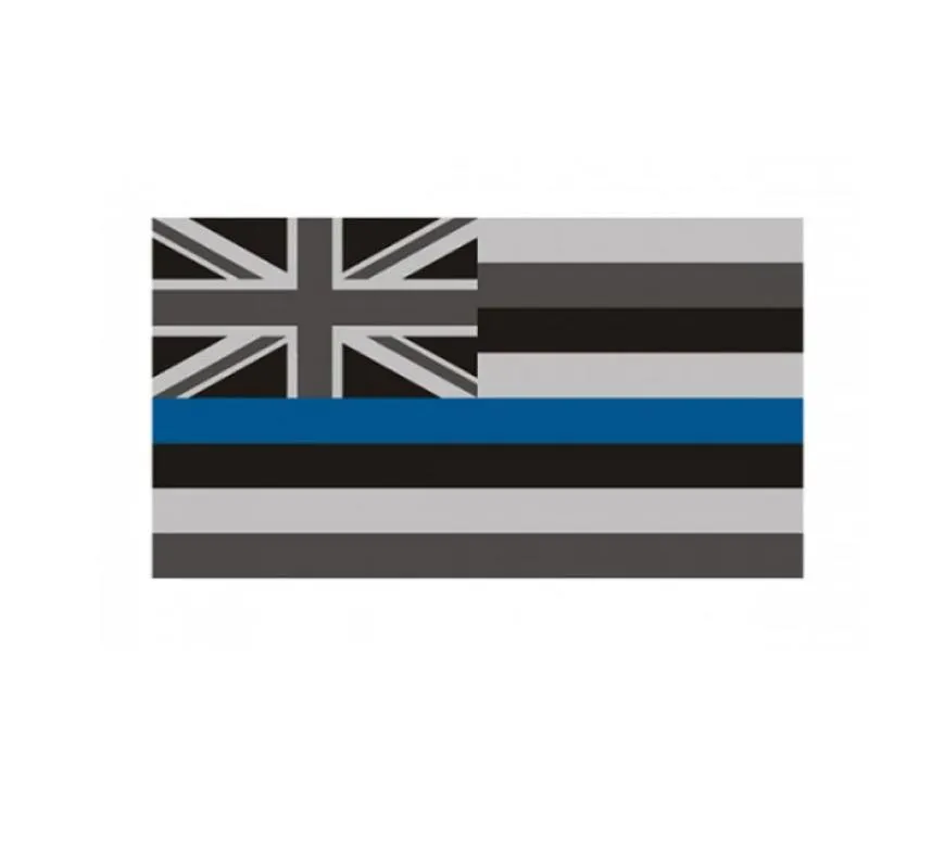 Flagal del estado de Hawaii Bandera de línea azul delgada 3x5 Ft Police Banner 90x150cm Festival Gift 100d Polyester Indoor Flags estampados al aire libre y 3533678