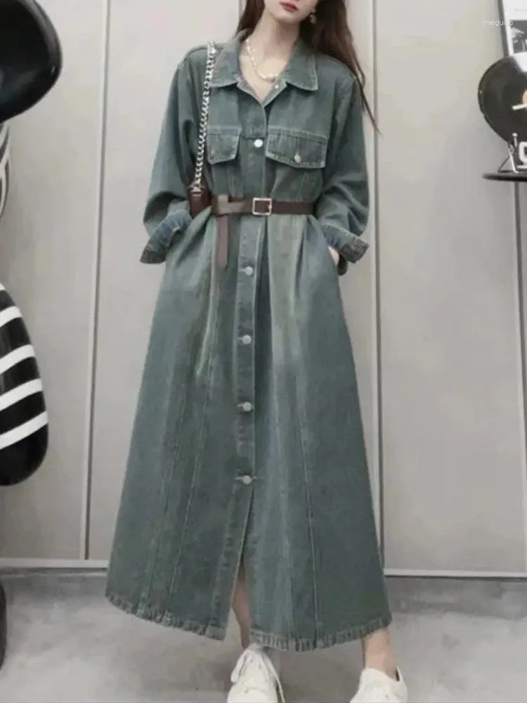 Robes décontractées denim en 2024 Tendance de printemps et automne