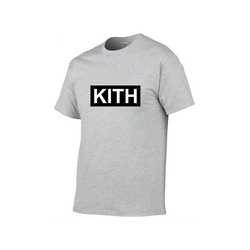 Mens T-shirts kläder Summer T-shirt Kith Fashion Women Dresses Cool kortärmad rund nacke-tee-designer Drop Delivery Apparel Otsej