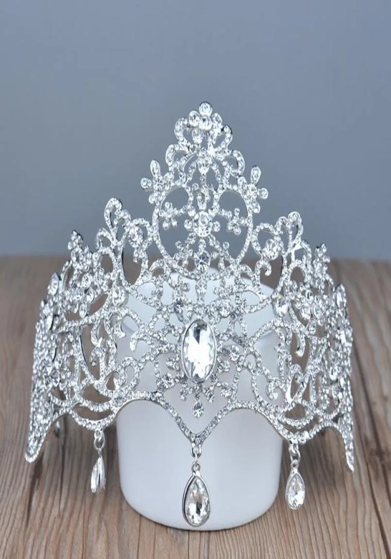 Accessori per diademi da sposa Accessori per matrimoni Crystal Crystal Fashion Style Bride Hair Accessori gioielli HT1379413604