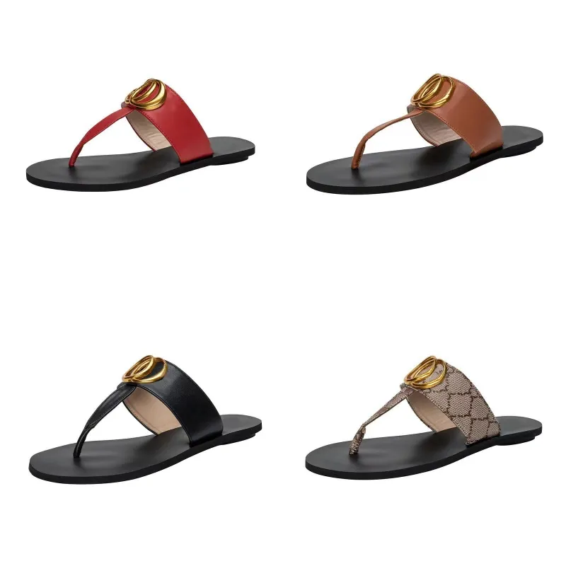 Womens designer sandals flip flops leather slippers designer slides holiday causal shoes slip on designer slippers for men comfortable trendy simple
