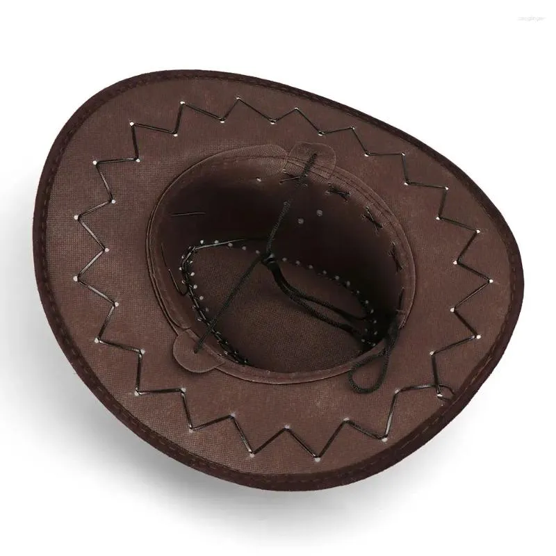 Berets dames heren hoed wilde west fancy cowgirl cowboy hoeden westerse hoofddeksel cap