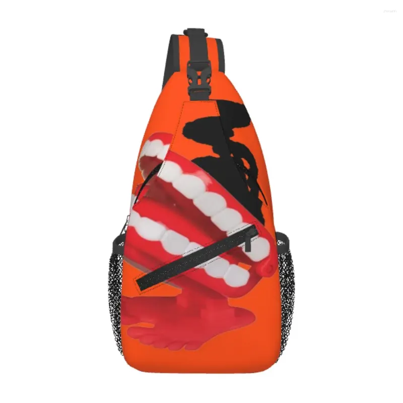 Bolsas de mochila conversando dentes por saco de peito de urso férias duráveis fora do estilo multi-estilo