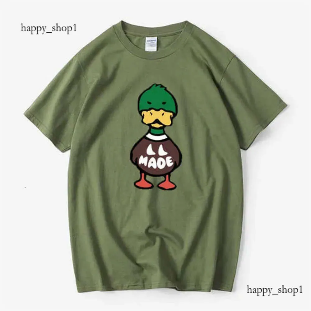 T-shirts masculins T-shirt fait des hommes hommes femme harajuku graphique tshirt japonais streetwear top teed humanmade t-shirt mignon kawaii tees 820