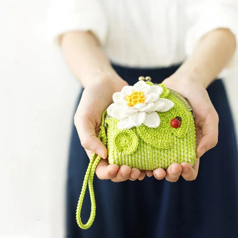 Sacs de tournesol de la famille Susans Kit de tricot de crochet Diy Package de matériaux Crochet Supplies 240510